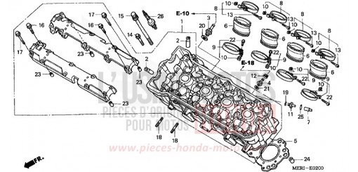 CYLINDER HEAD CBF600N4 de 2004